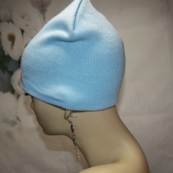 Pink Flaming Motorcycle Knit Hat Biker Girl hat NWOT Beanie - Picture 4 of 5